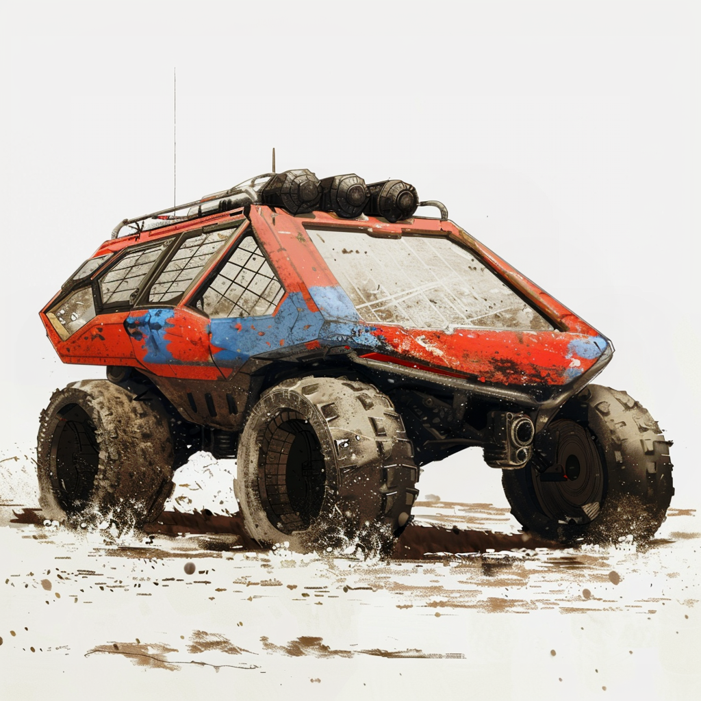 Red Offroad Vehicle