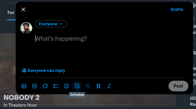 Screenshot of a post on x.com